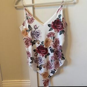Floral body suit